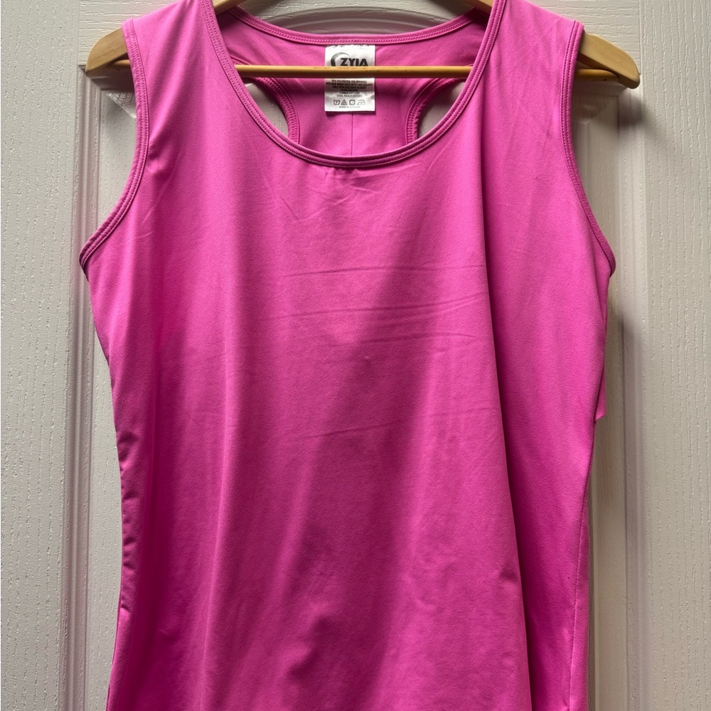 ZYIA Women's Vibrant Pink Tank Top